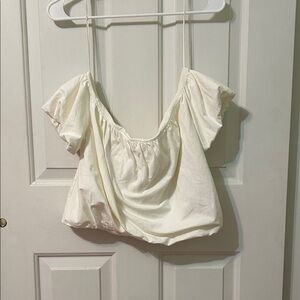 Free People Cropped Shirt Size Medium